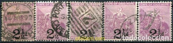 Sellos: 795080 USED CABO DE BUENA ESPERANZA 1891 ESPERANZA. SELLO SOBRECARGADO