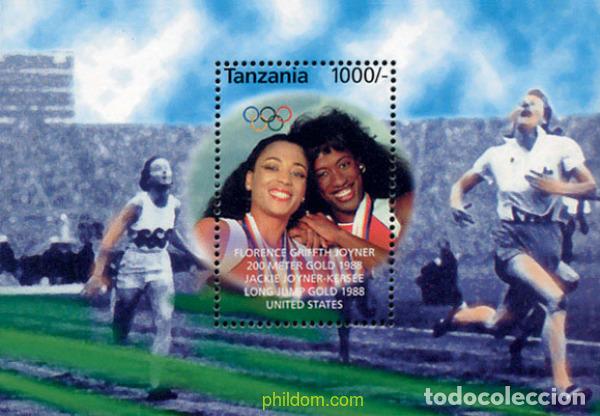 Sellos: 262038 MNH TANZANIA 1995 HISTORIA DE LOS JUEGOS OLIMPICOS