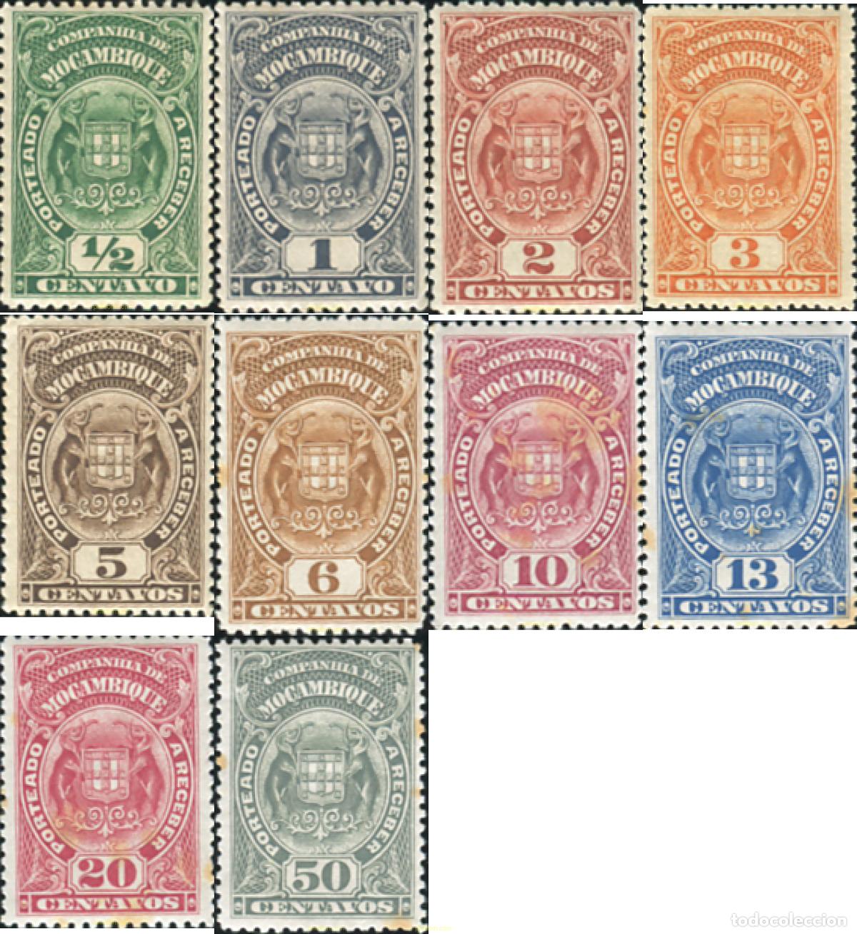 Sellos: 678944 HINGED MOZAMBIQUE. Compa&ntilde;&iacute;a 1919 ESCUDOS