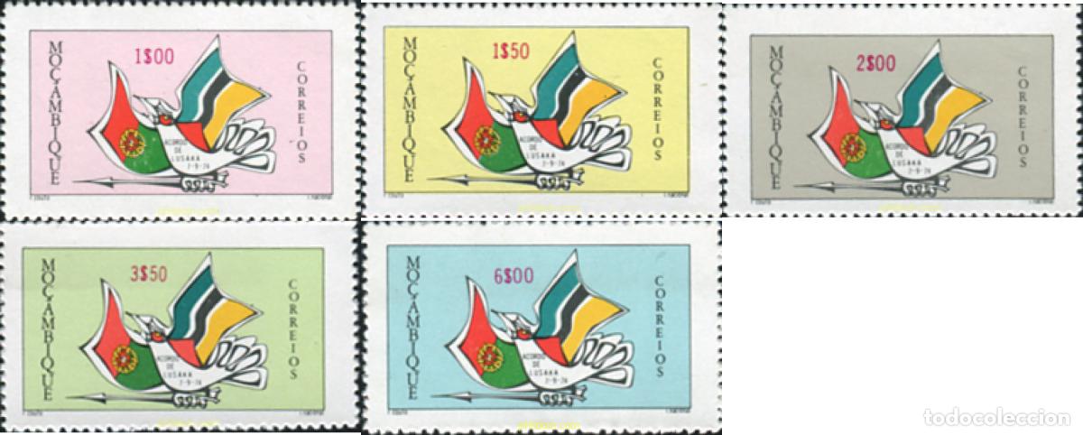 Sellos: 345688 MNH MOZAMBIQUE 1975 ACUERDO DE LUSACA