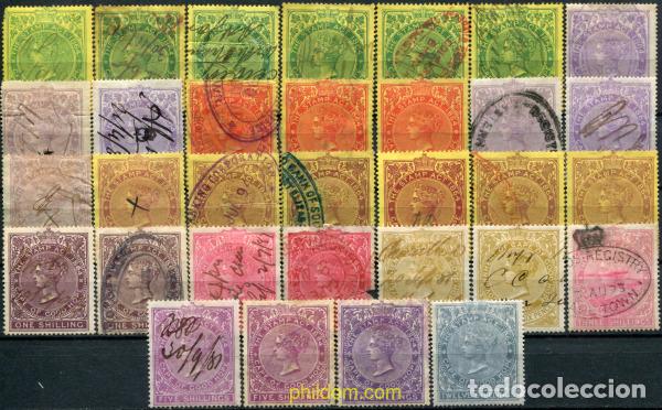 Sellos: 795149 USED CABO DE BUENA ESPERANZA 1864 SELLOS FISCALES