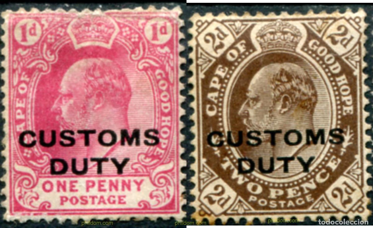 Sellos: 795154 HINGED CABO DE BUENA ESPERANZA 1902 COBRO DE ARANCELES