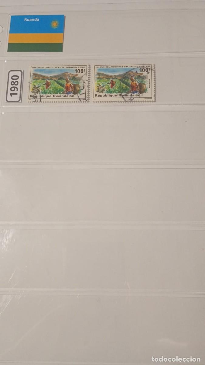 Briefmarken: Sello Ruanda A&ntilde;o 1980