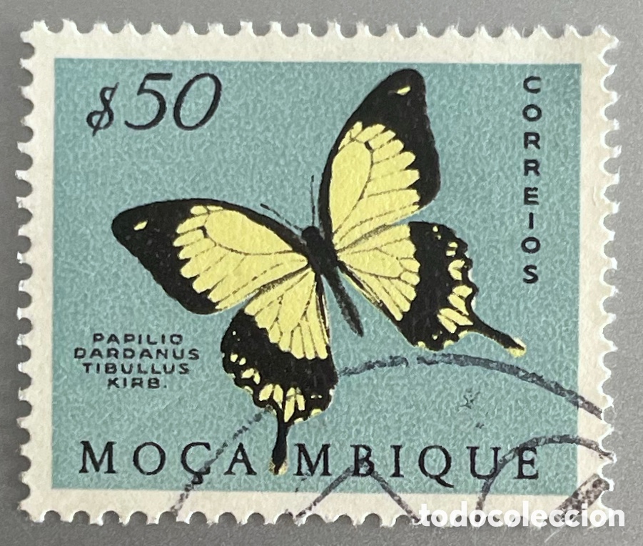 Sellos: Mozambique. Polillas y mariposas. 1953