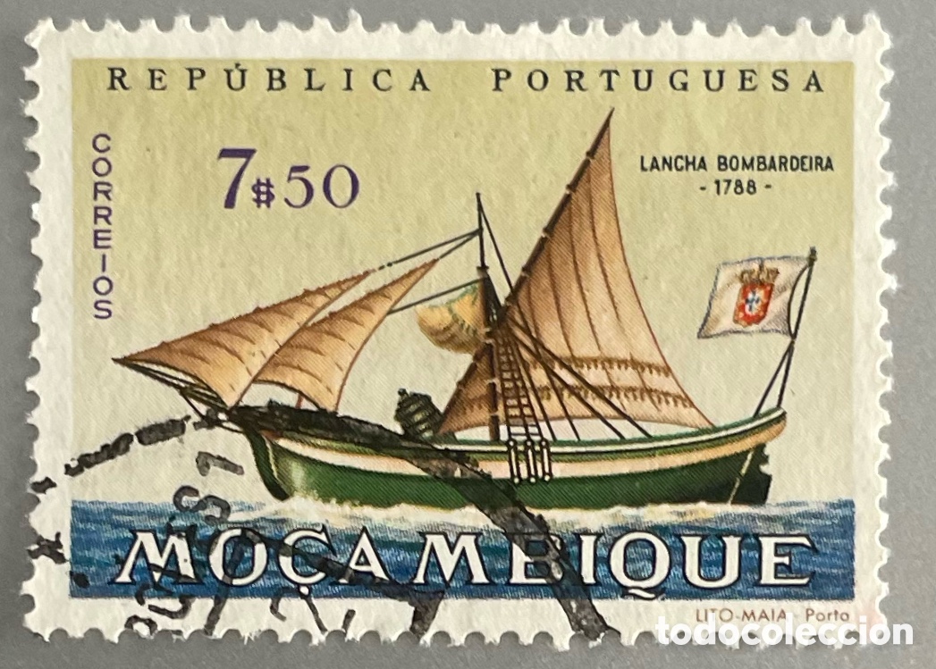 Sellos: Mozambique. Barcos. Navegaci&oacute;n. 1963