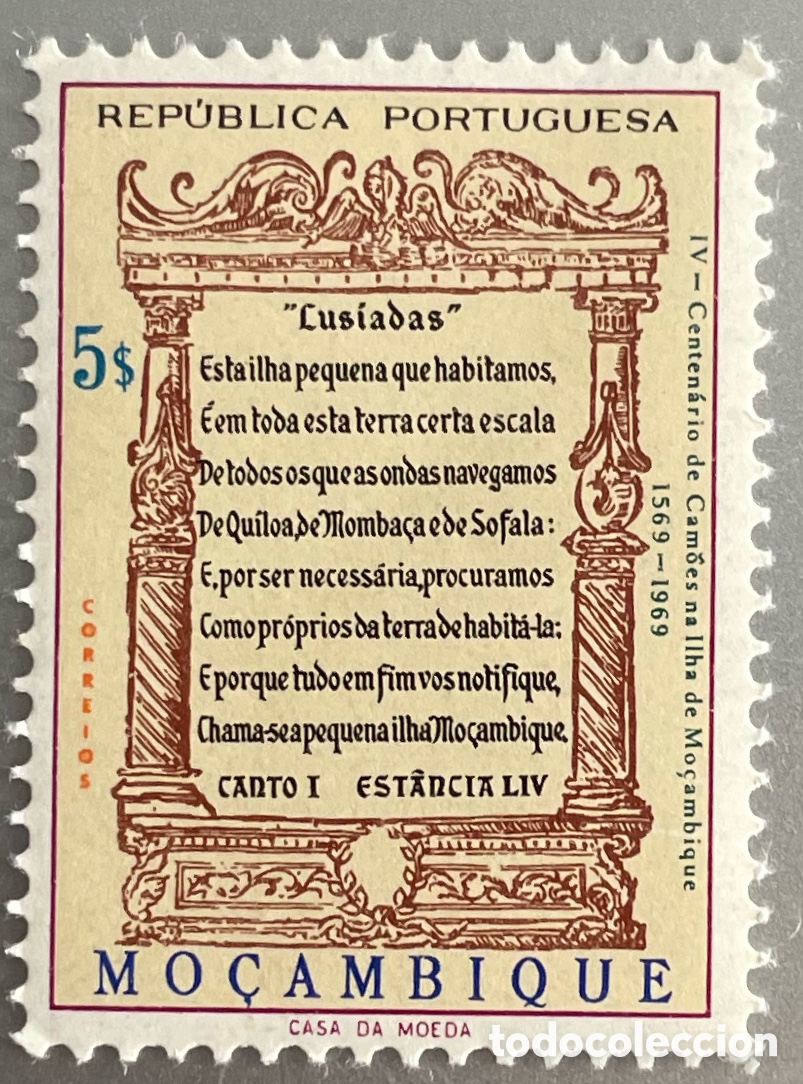 Sellos: Mozambique. Centenario Camoes. 1969