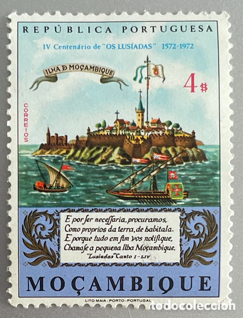 Sellos: Mozambique. IV Centenario Luisiadas Camoes. 1972