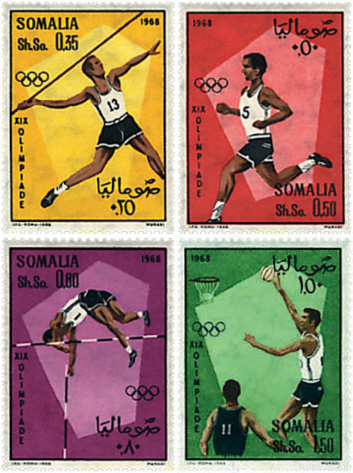 Sellos: 52326 MNH SOMALIA 1968 19 JUEGOS OLIMPICOS VERANO MEXICO 1968