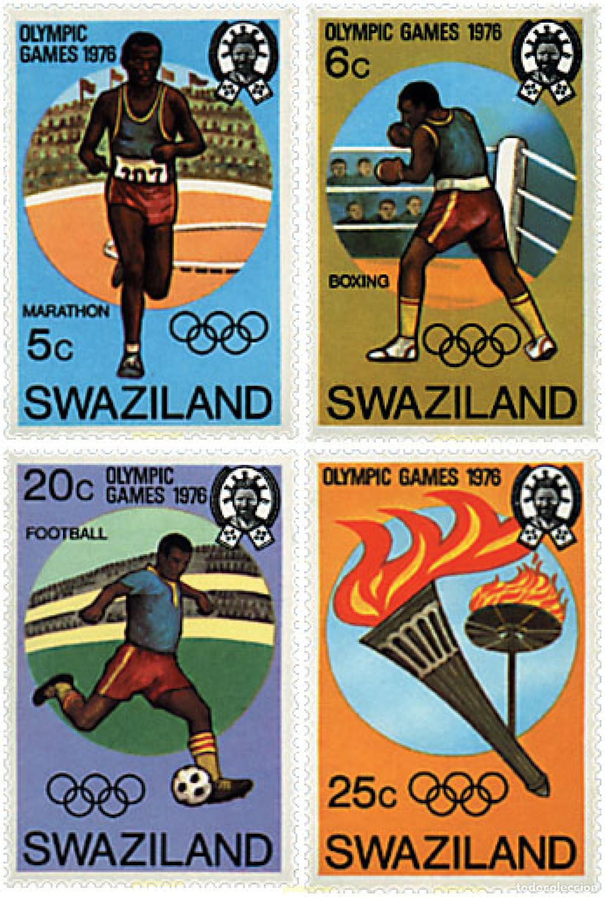 Sellos: 27725 MNH SWAZILANDIA 1976 21 JUEGOS OLIMPICOS VERANO MONTREAL 1976