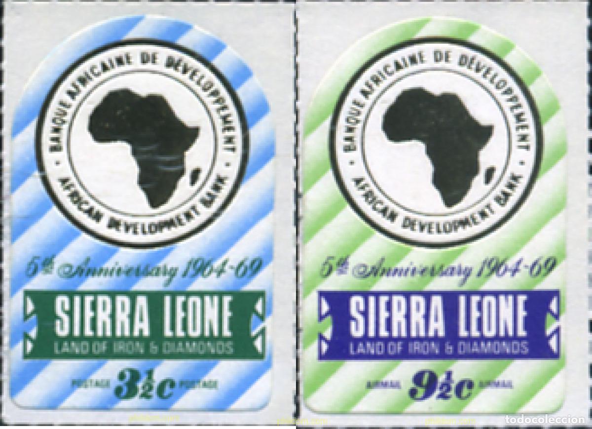 Sellos: 361907 MNH SIERRA LEONA 1969 BANCO AFRICANO DE DESARROLLO