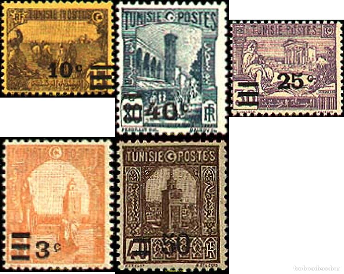 Sellos: 366132 MNH TUNEZ 1928 EDIFICIOS