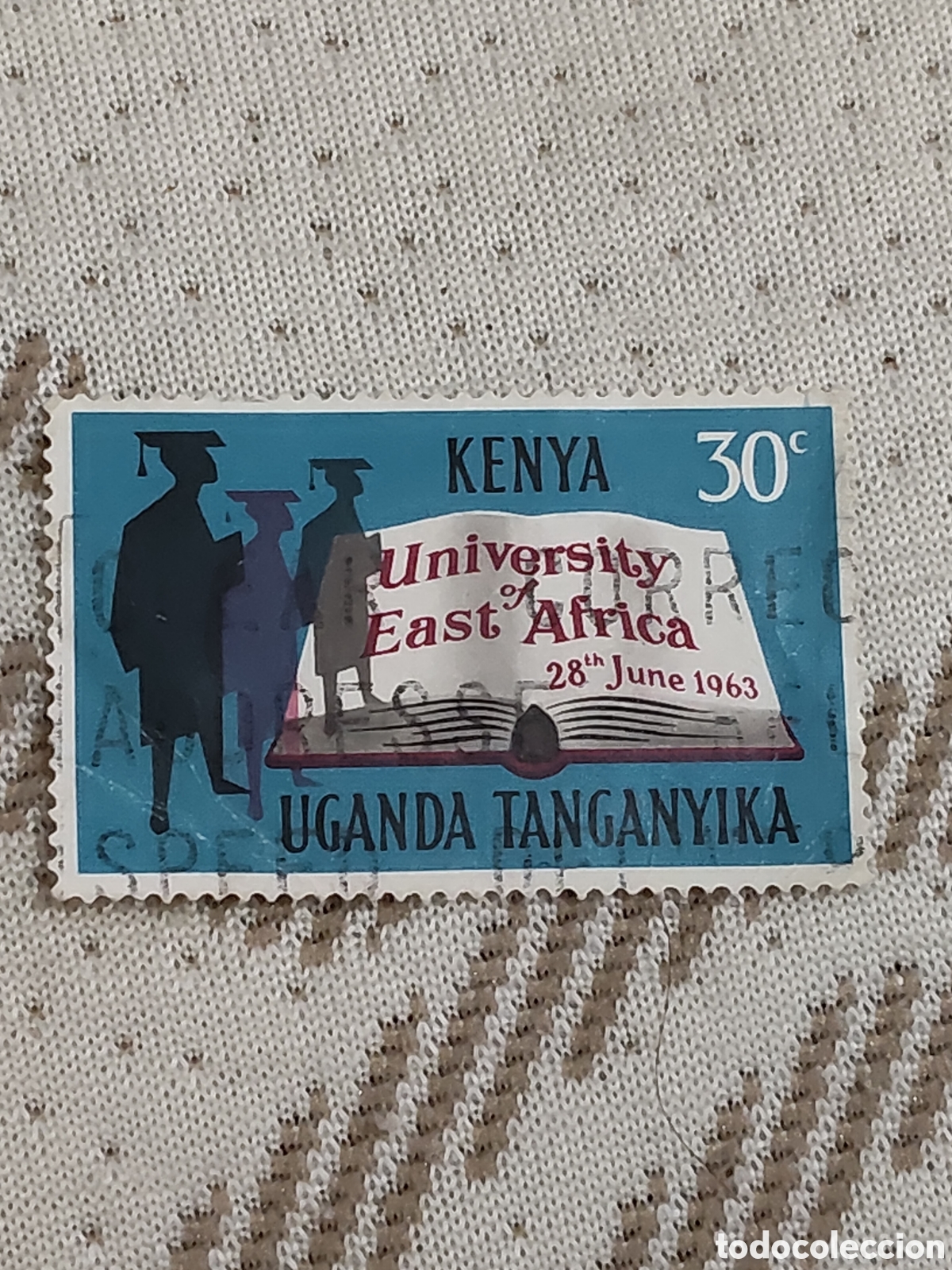 Sellos: Sello de Uganda Tanganyka inauguraci&oacute;n de la Universidad de &Aacute;frica Oriental 1963