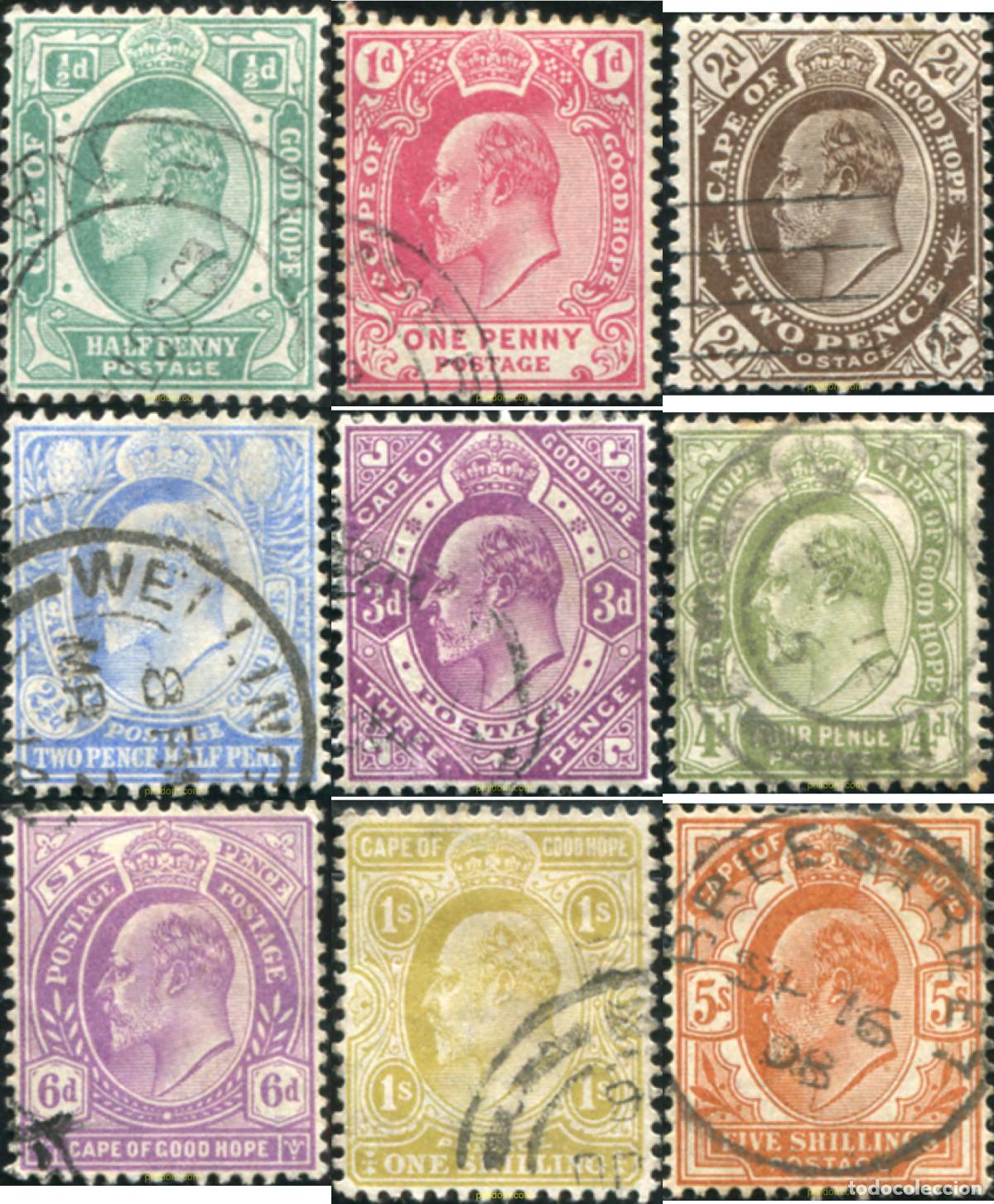 Sellos: 794998 USED CABO DE BUENA ESPERANZA 1903 ENTORNOS VARIADOS