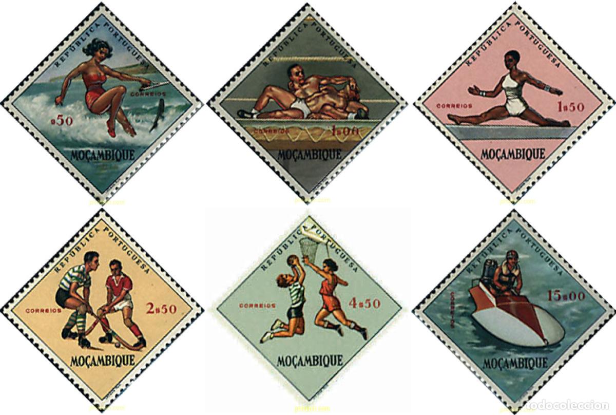 Sellos: 52987 MNH MOZAMBIQUE 1962 DEPORTES