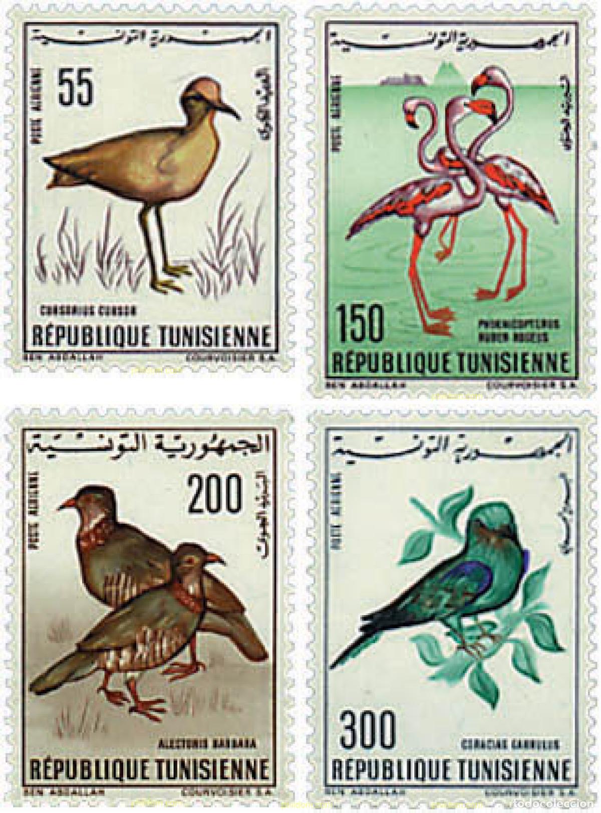 Sellos: 35958 MNH TUNEZ 1966 AVES