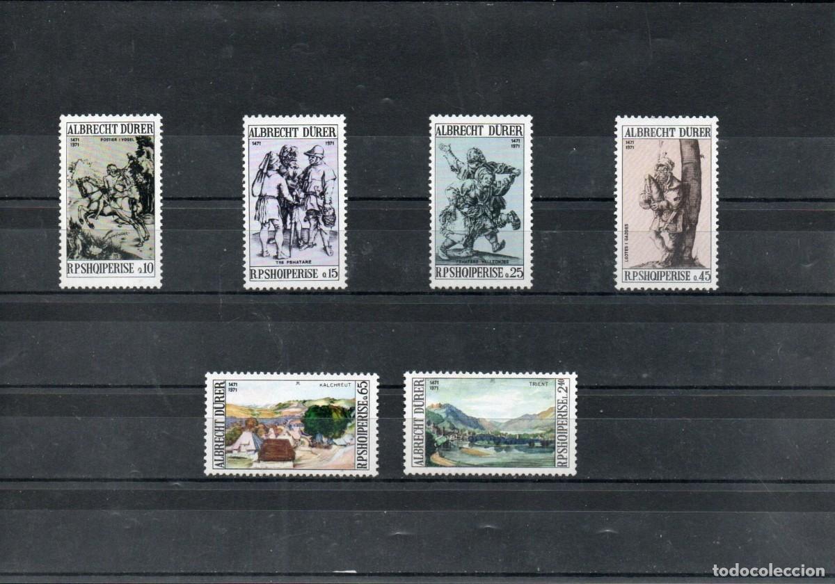 Sellos: ALBANIA. 500 ANIVERSARIO DEL NACIMIENTO DE ALBERTO DURERO.