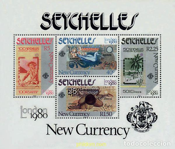 Sellos: 33691 MNH SEYCHELLES 1980 LONDON 80. EXPOSICION FILATELICA INTERNACIONAL