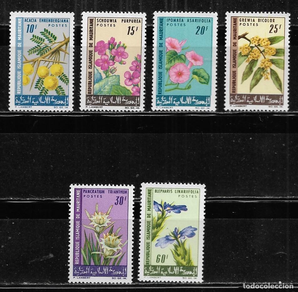Sellos: MAURITANIA 1966, Ivert 208/13 - FLORES. MNH.