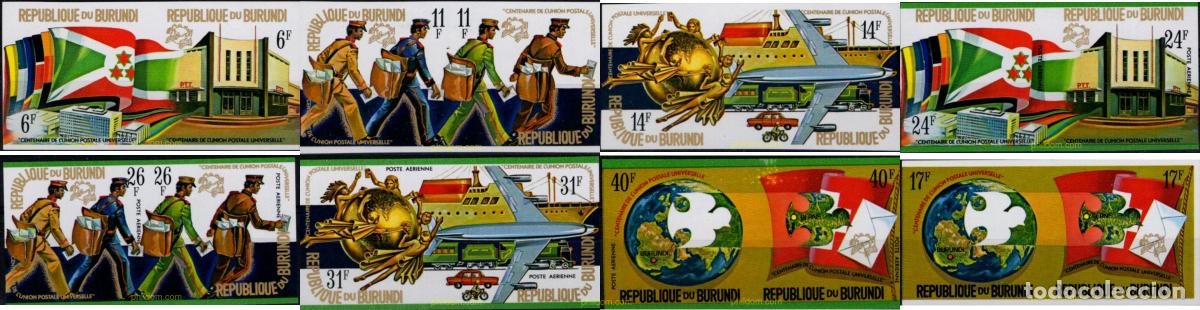 Sellos: 16700 MNH BURUNDI 1974 CENTENARIO DE LA UNION POSTAL UNIVERSAL