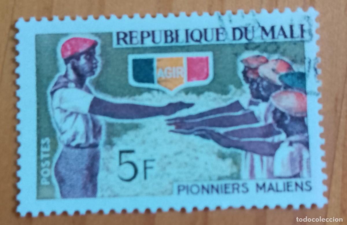 Sellos: MALI - 5 F - PIONEROS, MOVIMIENTO SCOUTS, AGIR, 1966 - VER DESCRIPCI&Oacute;N