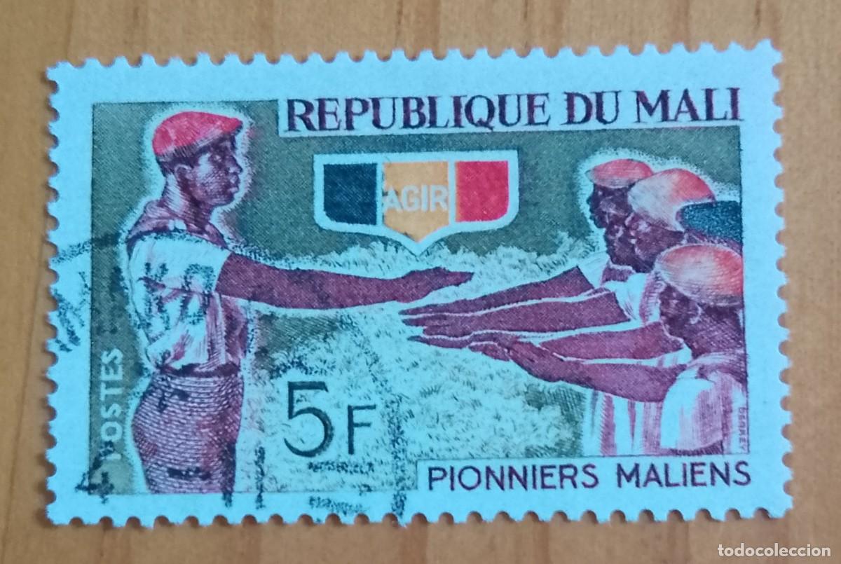 Sellos: MALI - 5 F - PIONEROS, MOVIMIENTO SCOUTS, AGIR, 1966 - VER DESCRIPCI&Oacute;N