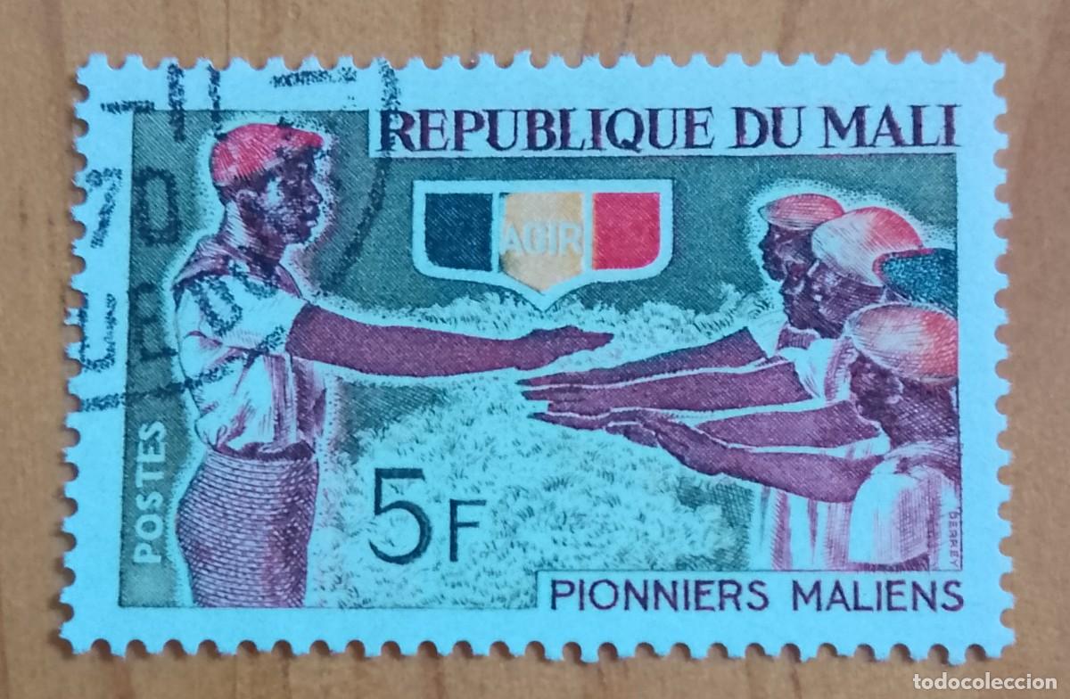 Sellos: MALI - 5 F - PIONEROS, MOVIMIENTO SCOUTS, AGIR, 1966 - VER DESCRIPCI&Oacute;N