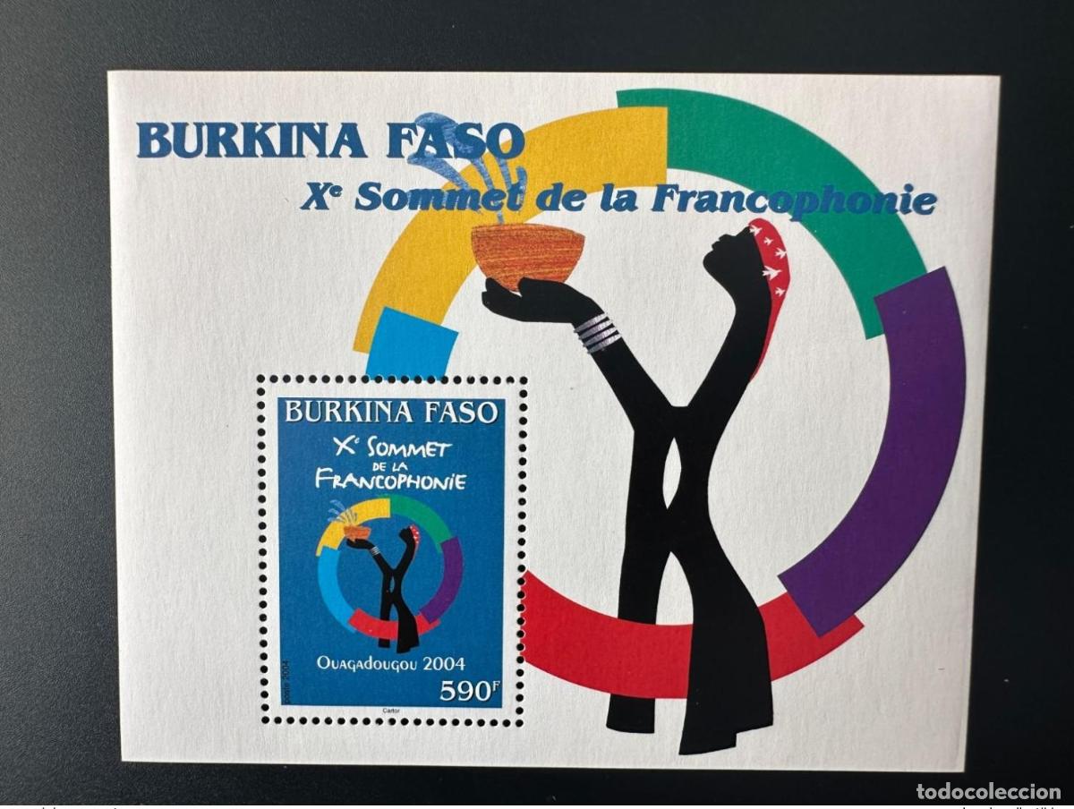 Sellos: Burkina Faso 2004 Mi. No. 209 10a Cumbre de la Francofon&iacute;a Uagadug&uacute;