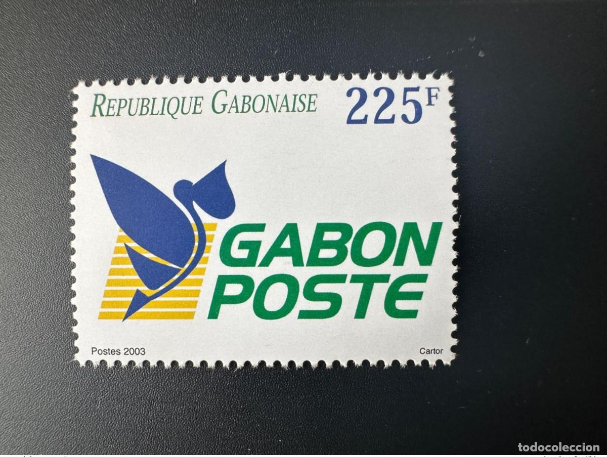 Sellos: Gab&oacute;n 2003 Mi. 1663 225F Logotipo de Post - Foto 1