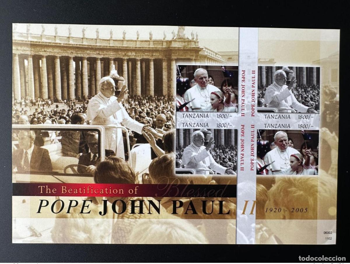 Sellos: Tanzania 2011 Mi. 4821 - 4822 ND M/S Papa Juan Pablo II Papst Johannes