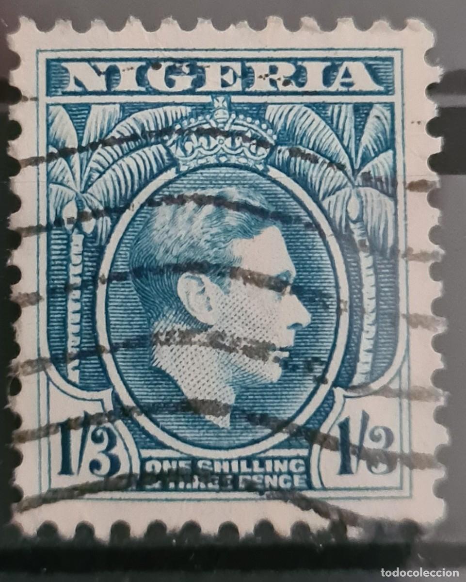 Sellos: Sello usado de Nigeria 1938-41: rey Jorge VI