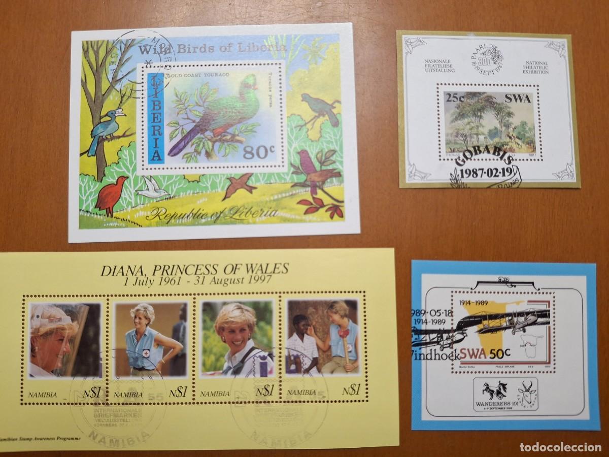 Briefmarken: HB222 HOJITAS BLOQUE de AFRICA en usado ideal para tematicas (leer descripcion)