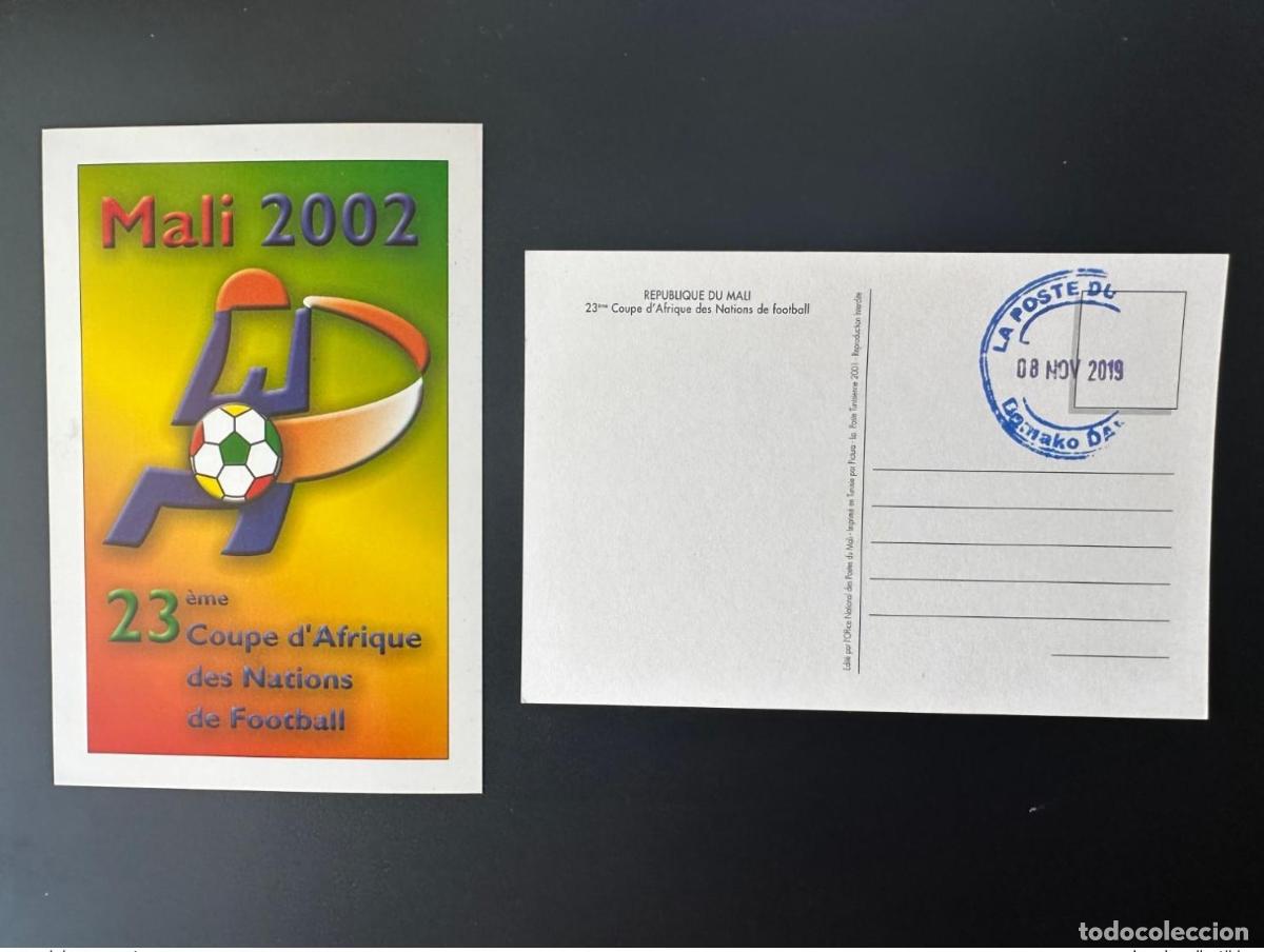 Sellos: Mali 2001/2002 Tarjeta postal obl. 23&ordf; Copa de &Aacute;frica Nations Football
