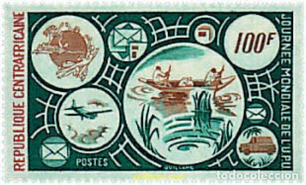 Sellos: 50783 MNH CENTROAFRICANA 1976 DIA MUNDIAL DE LA UPU