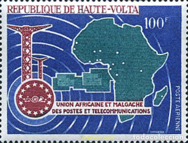Sellos: 269477 MNH ALTO VOLTA 1967 UNION AFRICANA DE CORREOS Y TELECOMUNICACIONES