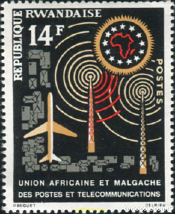 Sellos: 355374 MNH RUANDA 1963 UNION AFRICANA