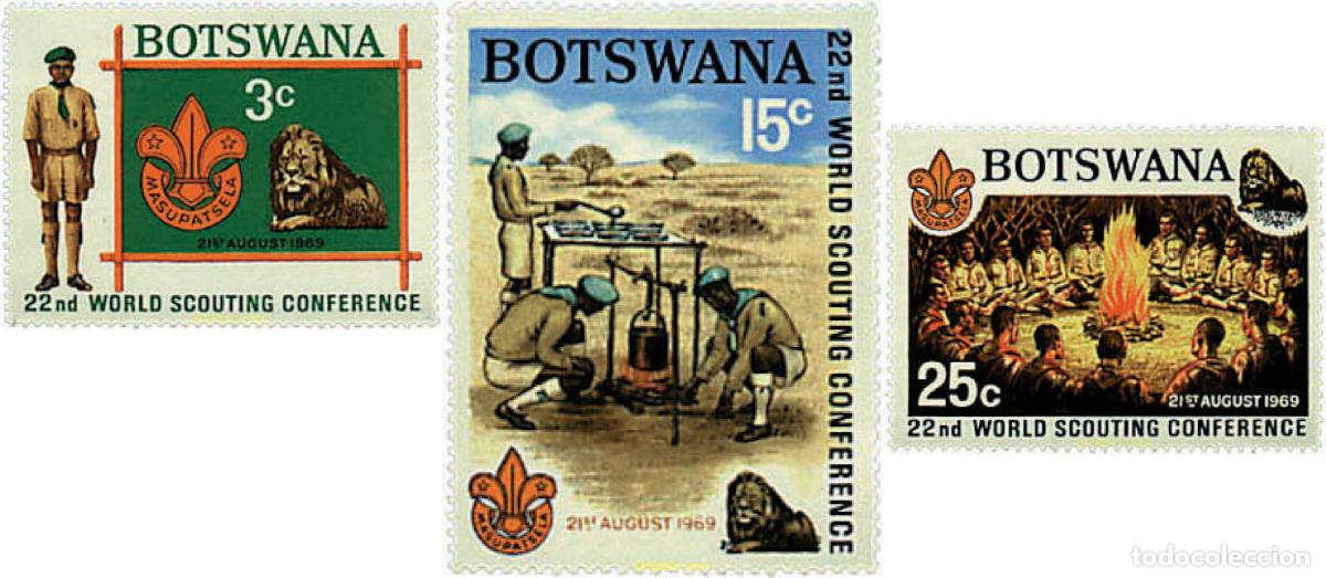 Sellos: 38035 MNH BOTSWANA 1969 22 CONFERENCIA MUNDIAL DE ESCULTISMO