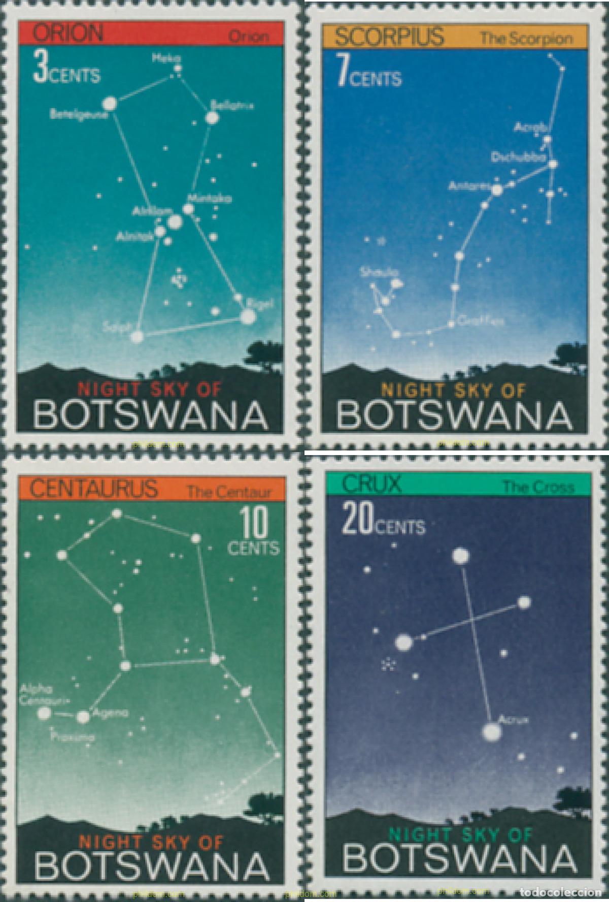 Sellos: 293513 MNH BOTSWANA 1972 CONSTELACIONES