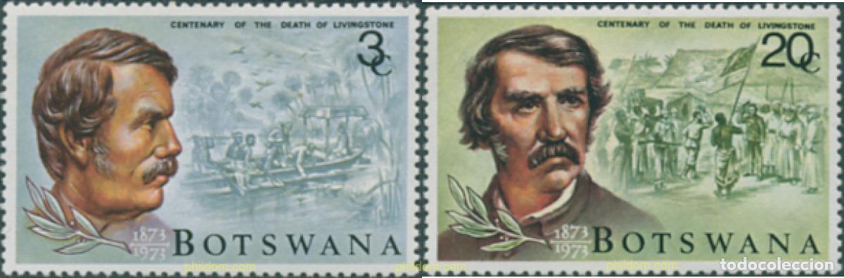 Sellos: 293516 MNH BOTSWANA 1973 CENTENARIO DE LA MUERTE DE DAVID LIVINGTONE