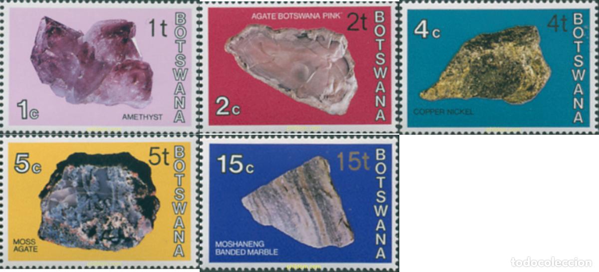 Sellos: 796266 MNH BOTSWANA 1976 MINERALES
