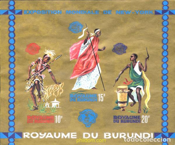 Sellos: 625458 MNH BURUNDI 1964 EXPOSICION INTERNACIONAL DE NUEVA YORK