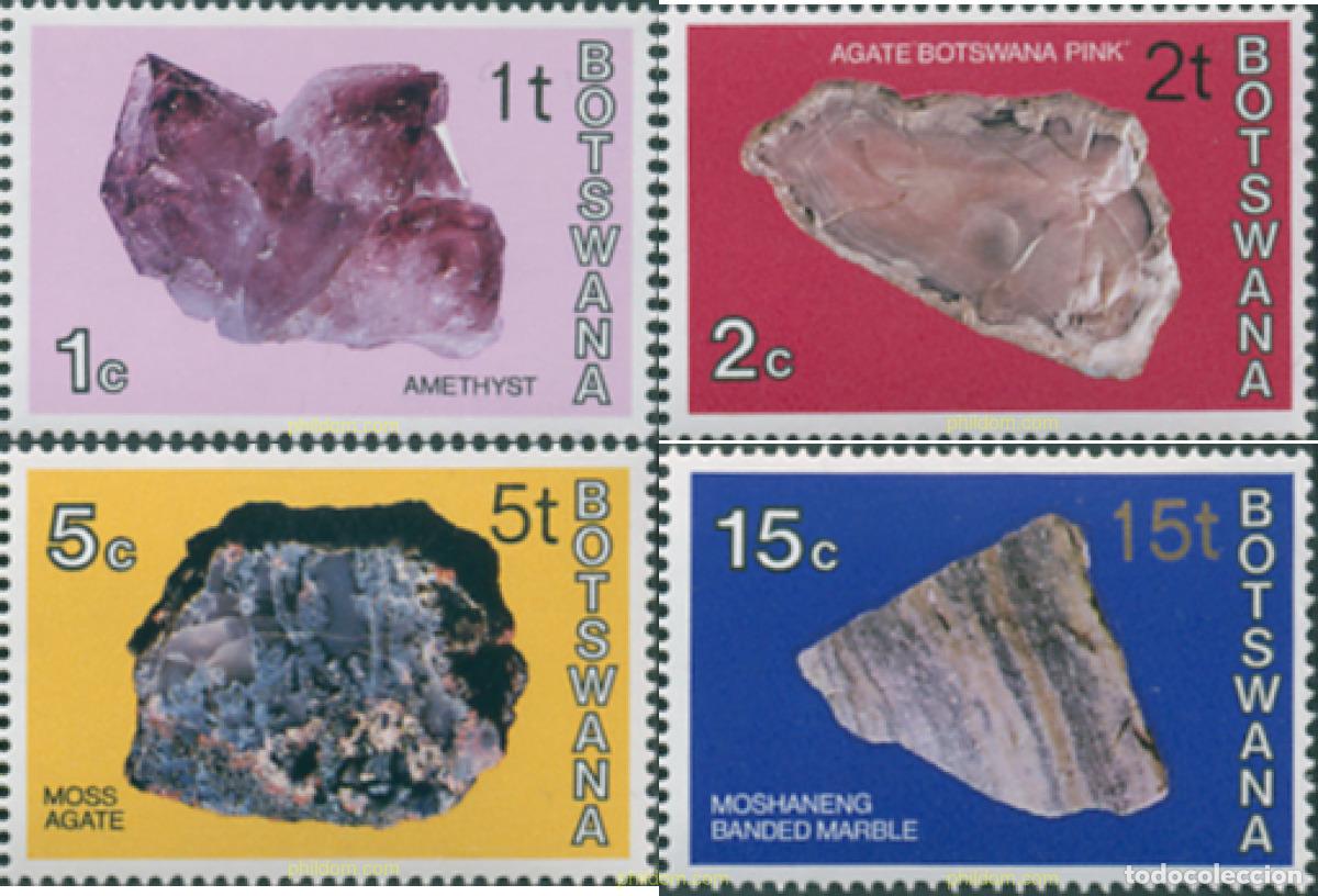 Sellos: 796267 MNH BOTSWANA 1976 MINERALES