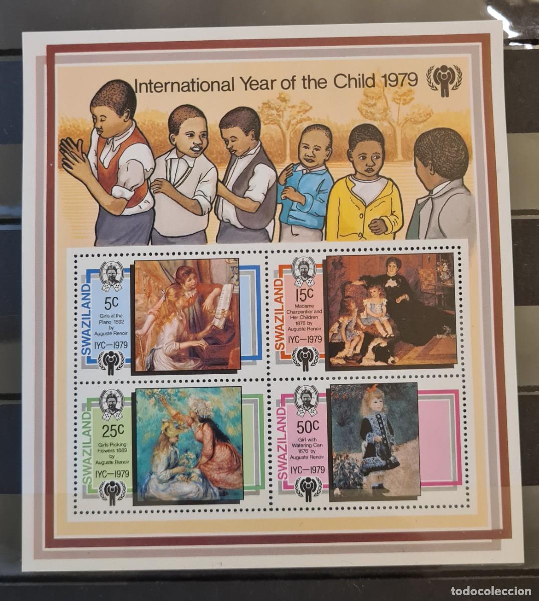 Stamps: Hojita de Swazilandia 1979: A&ntilde;o Internacional del Ni&ntilde;o