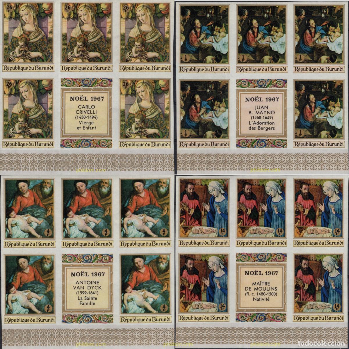 Sellos: 700920 MNH BURUNDI 1967 NAVIDAD