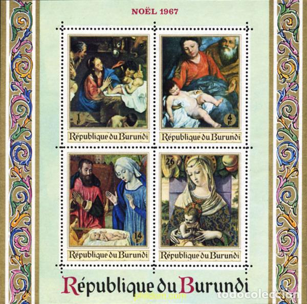 Sellos: 196537 MNH BURUNDI 1967 NAVIDAD