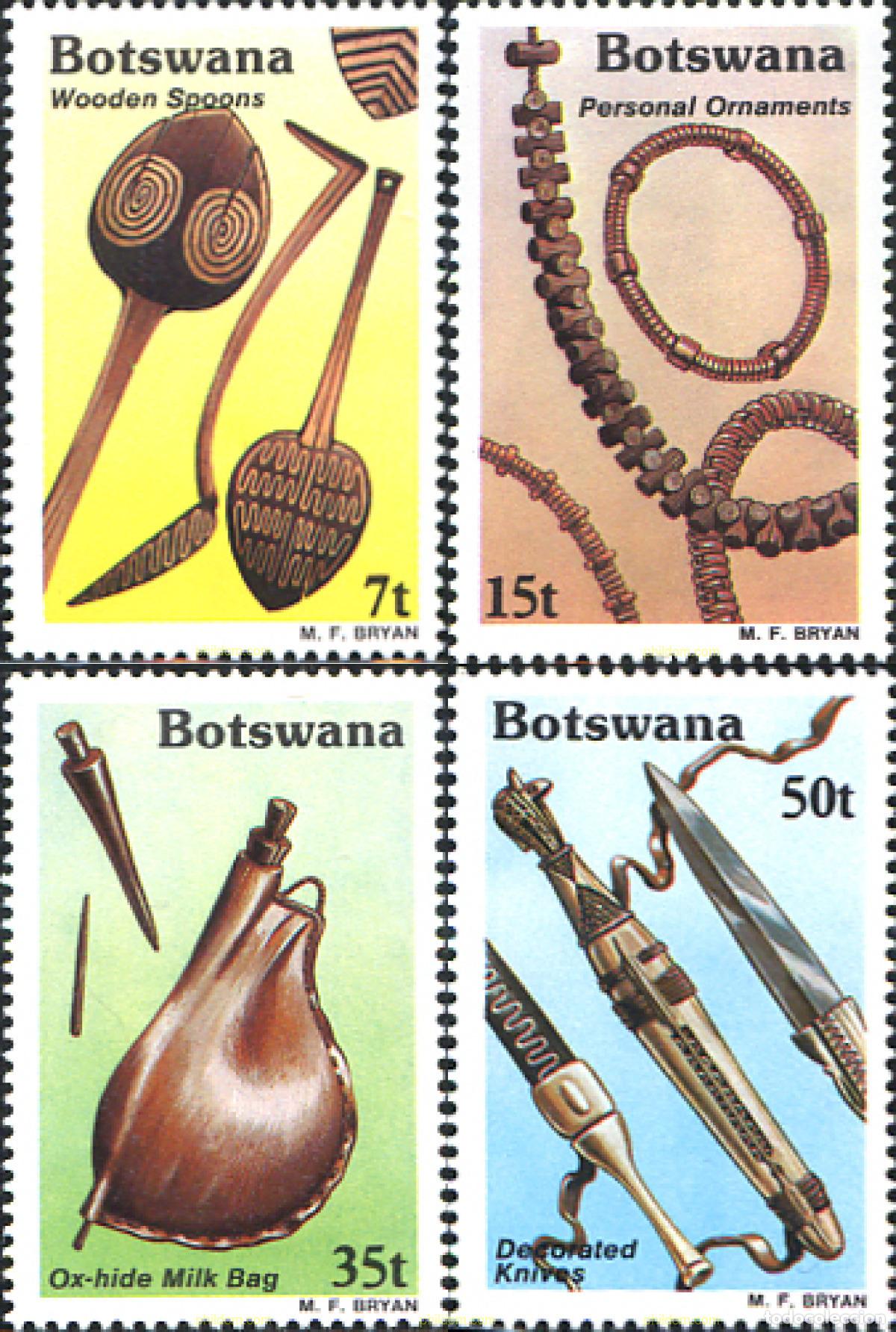 Sellos: 293529 MNH BOTSWANA 1983 OBJETOS ARTESANOS TRADICIONALS