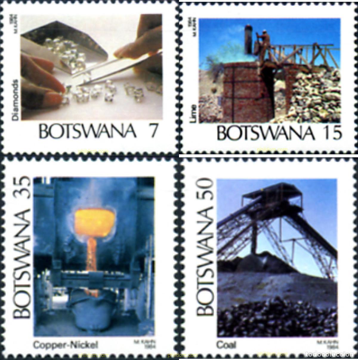 Sellos: 256295 MNH BOTSWANA 1984 INSUSTRIAS MINERAS