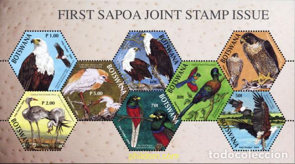 Sellos: 173380 MNH BOTSWANA 2004 AVES DE AFRICA DEL SUR