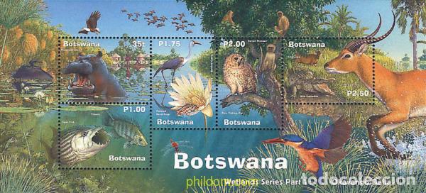 Sellos: 98709 MNH BOTSWANA 2000 FAUNA DEL DELTA DEL OKAVANGO