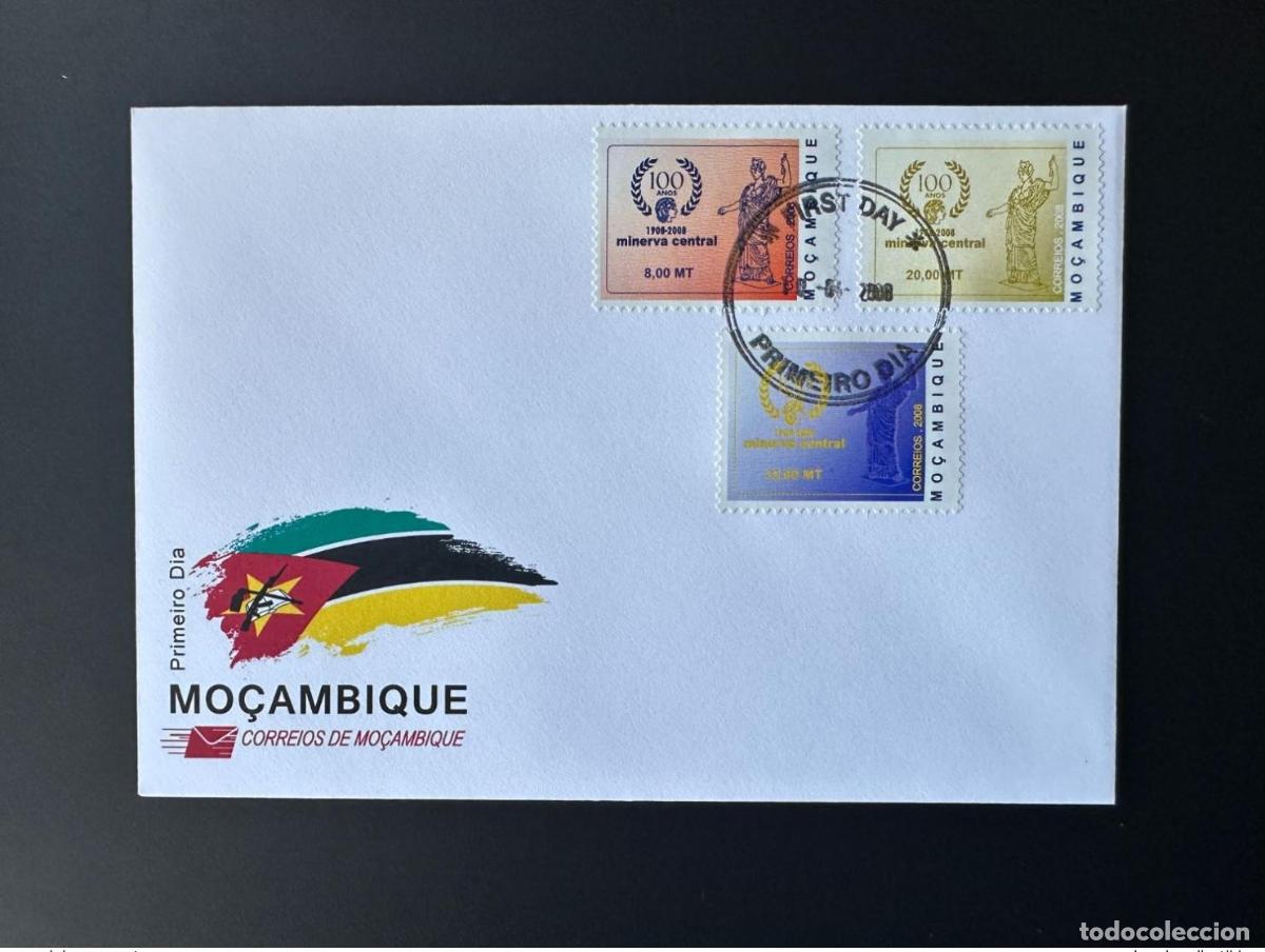 Sellos: Mo&ccedil;ambique 2008 FDC Mi. 3067-3069 - Libro de libros la Biblioteca Minerva Buch Maputo