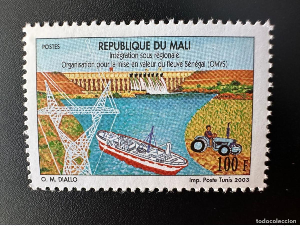 Sellos: Mal&iacute; 2003 Mi. 2591II 100F Integraci&oacute;n subregional R&iacute;o Senegal Presa OMVS